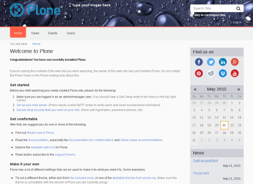 Sunrain Plone theme