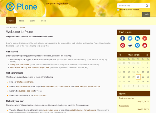 Sunrain Plone theme